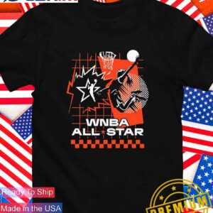 2025 WNBA All-Star Game checkered T-Shirt