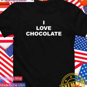 Ananda Lewis wearing I love chocolate T-Shirt