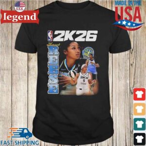 Angel Reese Chicago Sky WNBA Basketball 2K26 Cover T-Shirt