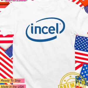 Cer Spence wearing Incel logo T-Shirt