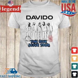 Davido The 5ive Alive Tour 2025 T-Shirt