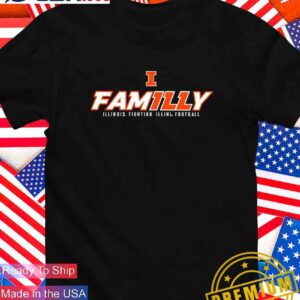 FamILLy Illinois Fighting Irish Football T-Shirt