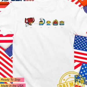 Fantastic Four and Galactus Pac-Tastic 4 X Pac-Man T-Shirt
