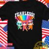 Fearless cute rainbow hero cats T-Shirt