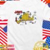 Jaws 75 Island map T-Shirt