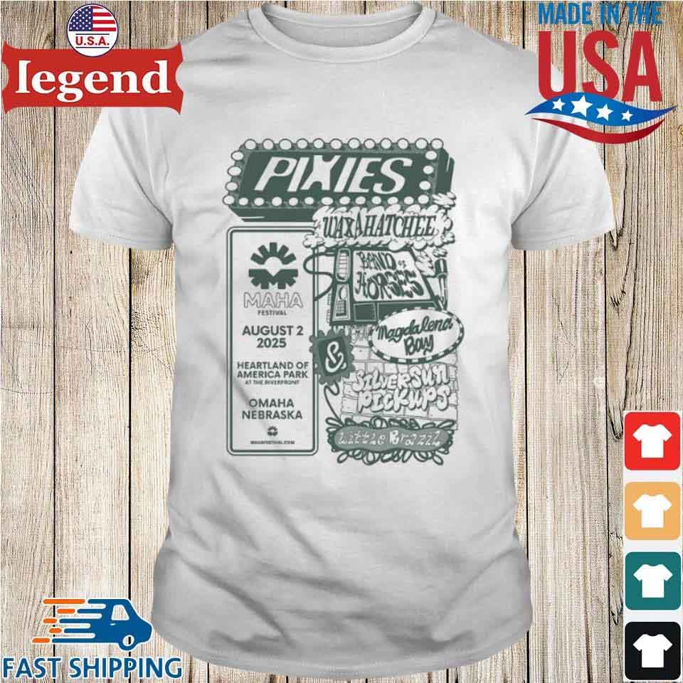 Pixies Maha Festival August 2 2025 Shirt.jpg Pixies Maha Festival August 2 2025 T-Shirt