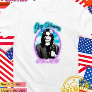 RIP Ozzy Osbourne 1948-2025 portrait T-Shirt
