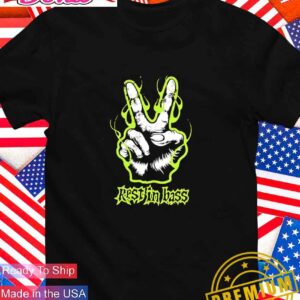 Rest in bass peace hand T-Shirt