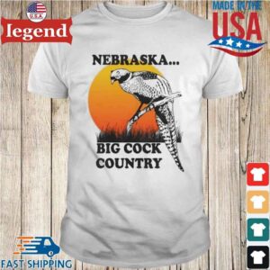 Retro Nebraska Pheasant Travel Tourist Souvenir T-Shirt