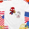 Spider Man Deliver Hello Kitty Pizza T-Shirt