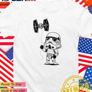 Stormtrooper with a balloon TIE Fighter T-Shirt
