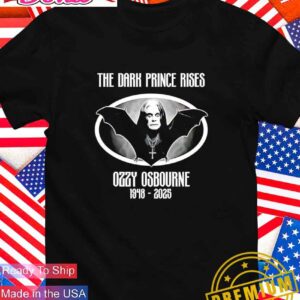 The Dark Prince Rises Ozzy Osbourne 1948 – 2025 T-Shirt
