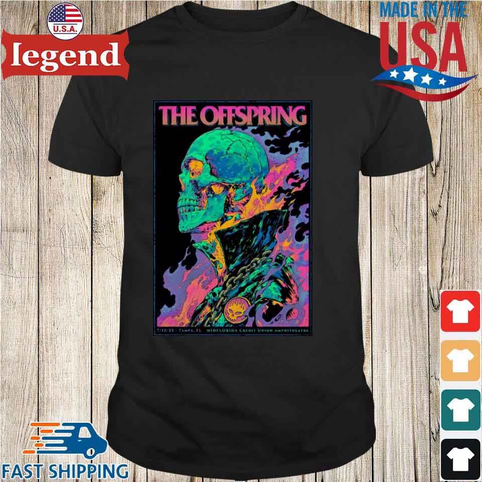 The Offspring July 12 2025 In Tampa FL Shirt.jpg The Offspring July 12 2025 In Tampa FL T-Shirt