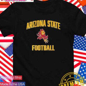 Arizona State Sun Devils Football Sparky logo T-Shirt