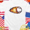 Baseball on fire T-Shirt
