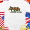 California Republic bear eat Clown Trump T-Shirt