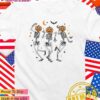 Dancing skeleton pumpkin Halloween T-Shirt