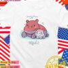 Happy Hippo Moo Deng and mother T-Shirt