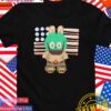 Labubu Baseball flag Halloween T-Shirt