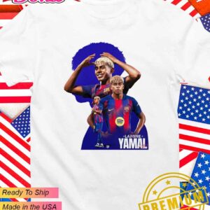 Lamine Yamal 10 Barcelona silhouette T-Shirt
