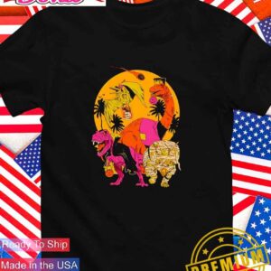 Night of the Living Dinos Halloween T-Shirt