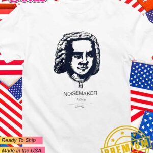 Noisemaker J. S. Bach portrait T-Shirt
