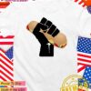 Raised fist with sandwich T-Shirt