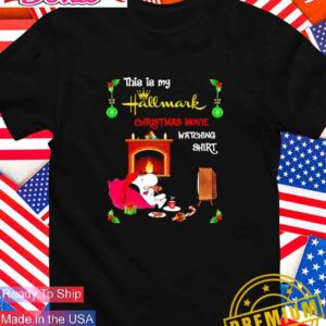 Snoopy this is my Hallmark Christmas movie watching T-Shirt