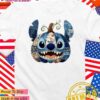 Stitch face pumpkin Halloween T-Shirt