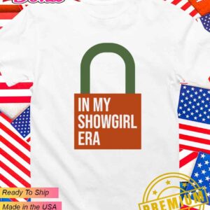 Taylor in my Showgirl Era orange lock T-Shirt