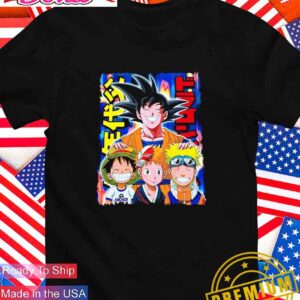 The Father of Anime Goku Luffy Naruto T-Shirt