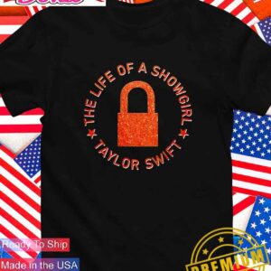 The Life of a Showgirl Taylor est 2025 orange lock T-Shirt