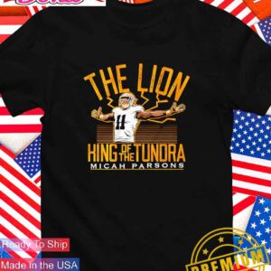 The Lion King of the Tundra Micah Parsons Green Bay Packers T-Shirt