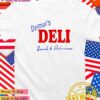 Tom Holland wearing Delmar’s Deli Fresh and Delicious T-Shirt
