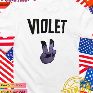 Violet peace hand Golden State Valkyries T-Shirt