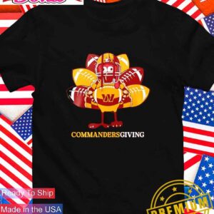 Washington Commanders Thanksgiving Day Happy Commandersgiving T-Shirt