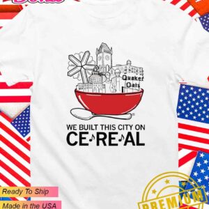 We built this city on cereal bow skyline T-Shirt