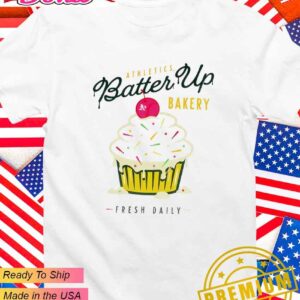 Athletics batter up bakery confetti cupcake T-Shirt