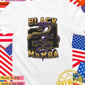 Black Mamba #24 Kobe Bryant T-Shirt