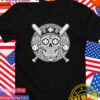 Cool Latino Mexican Sugar Skull Baseball Halloween T-Shirt