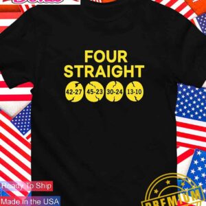 Four straight Michigan Wolverines T-Shirt