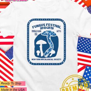 Fungus Festival 2025 New York Mycological Society T-Shirt