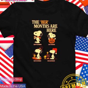 The ber months are here Snoopy Halloween T-Shirt
