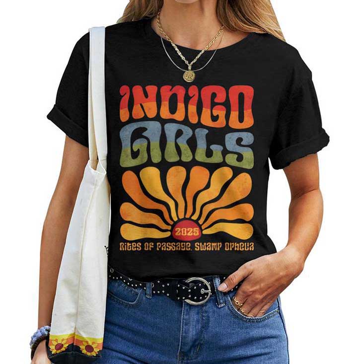 2025 Vintage Indigo Girl Retro Sunset T-shirt 2025 Vintage Indigo Girl Retro Sunset T-shirt