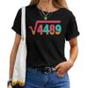 67 Ice Cream Drip Meme Square Root 4489 Slang Math Teacher T-shirt