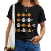 67 Meme Pumpkin Ghost Math Teacher Halloween Costume T-shirt