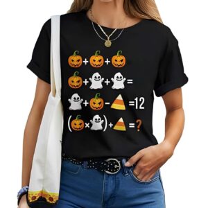 67 Meme Pumpkin Ghost Math Teacher Halloween Costume T-shirt