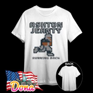 Ashton Jeanty #2 Las Vegas Raiders Running Back pixel T-Shirt