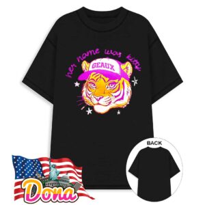 Detroit Tigers Geaux her name was kitty T-Shirt