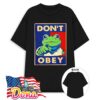 Don’t Obey Portland Frog anti fascism Hope T-Shirt